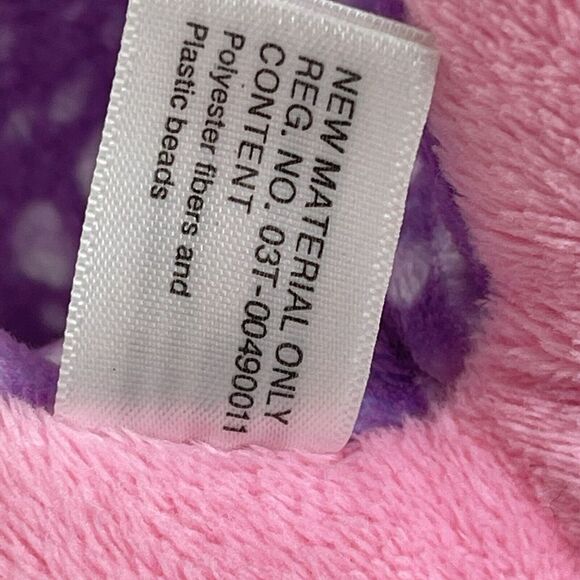 Ty Beanie Boo Legs the Purple Octopus Plush Sea Ocean Animal 6" Pink Eyes Legs - Picture 6 of 8